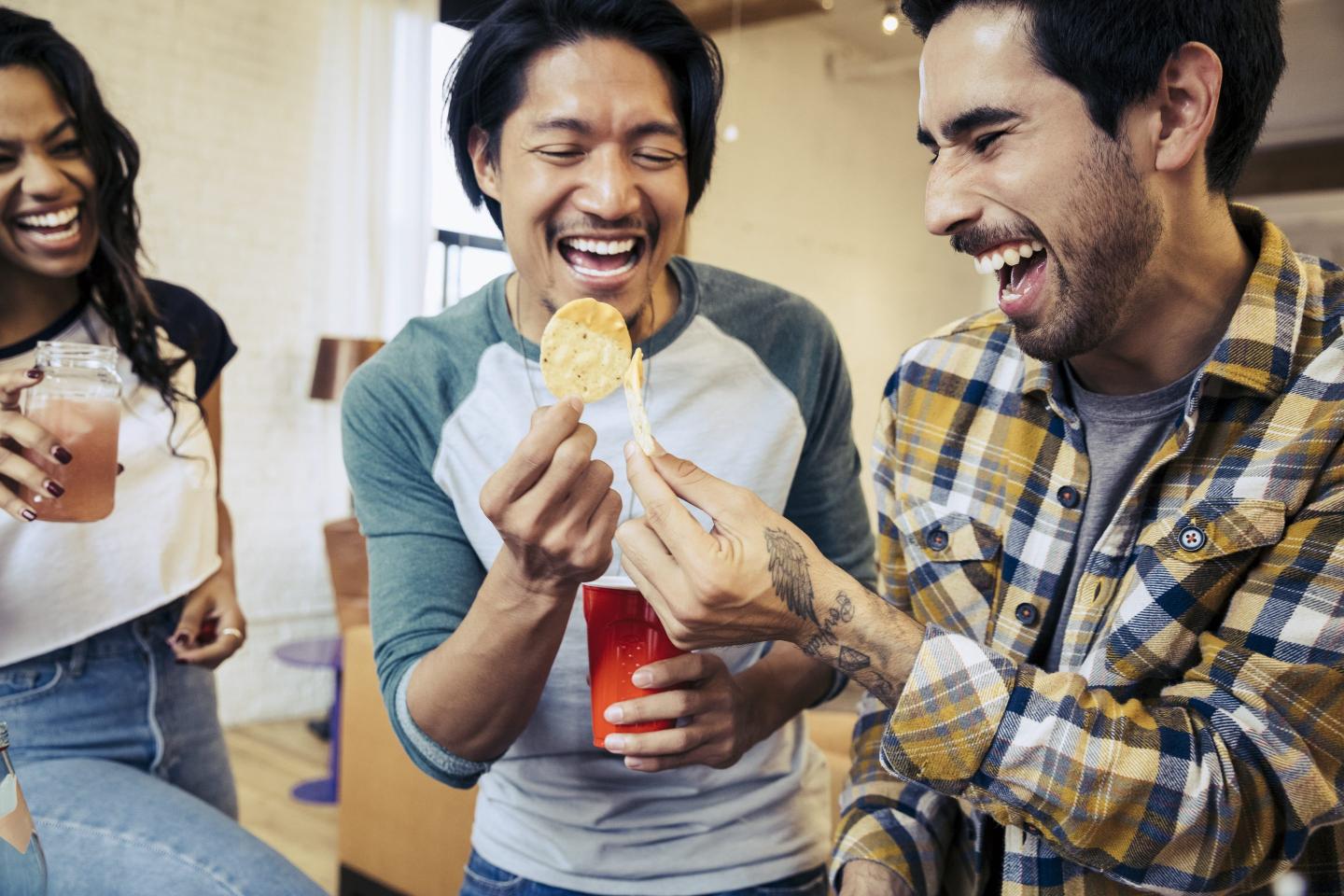 People snacking
