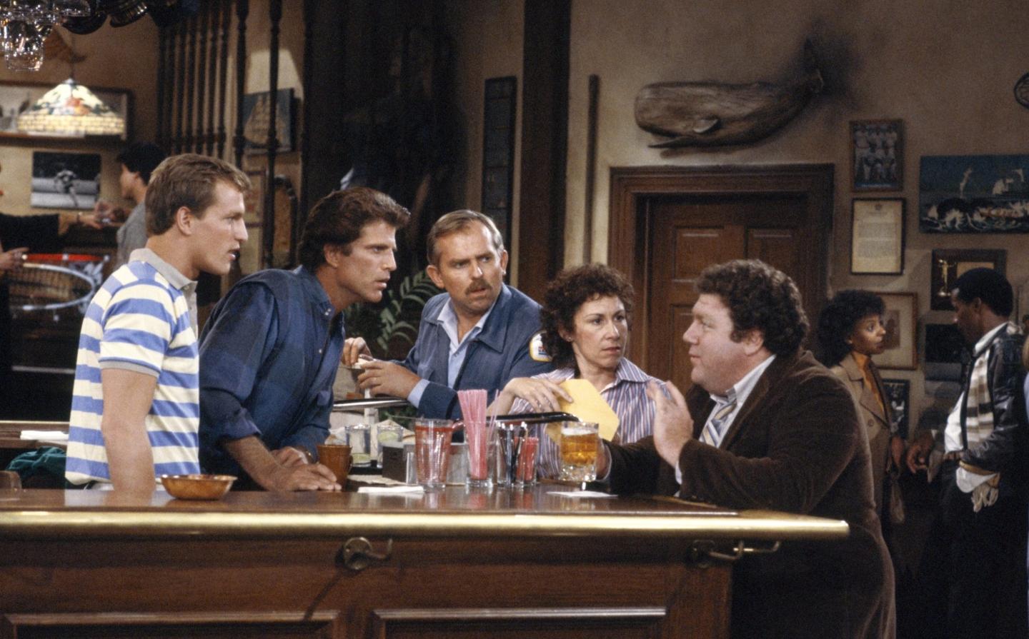 ‘Iconic’ pieces of Hollywood history are being auctioned including Sam Malone’s ‘Cheers’ bar and Johnny Carson’s ‘Tonight Show’ set