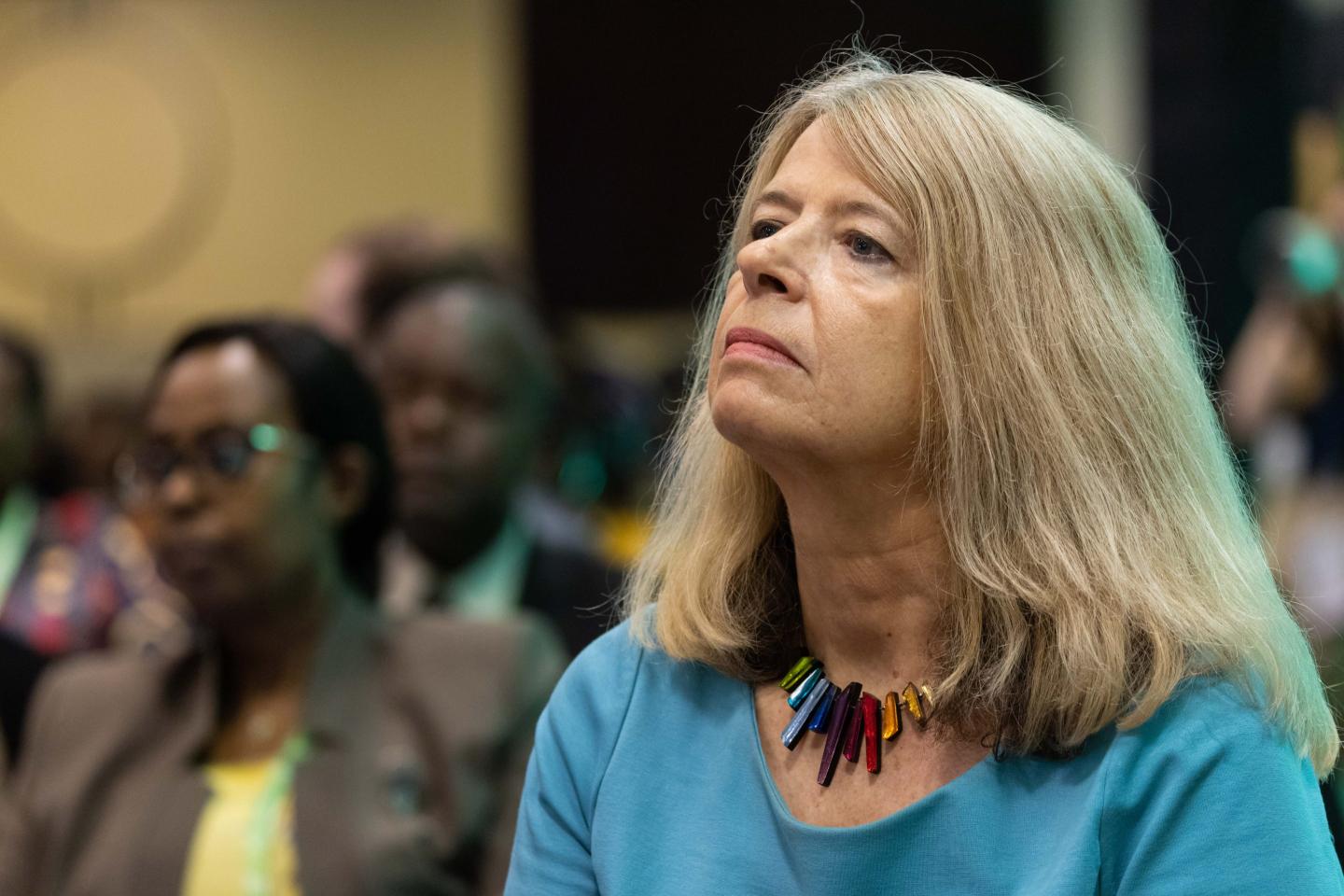 Harriett Baldwin chairs the Treasury Committee in the U.K.'s House of Commons.