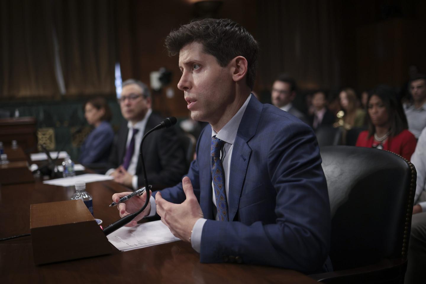 OpenAI CEO Sam Altman is warning about A.I'.s existential risks.
