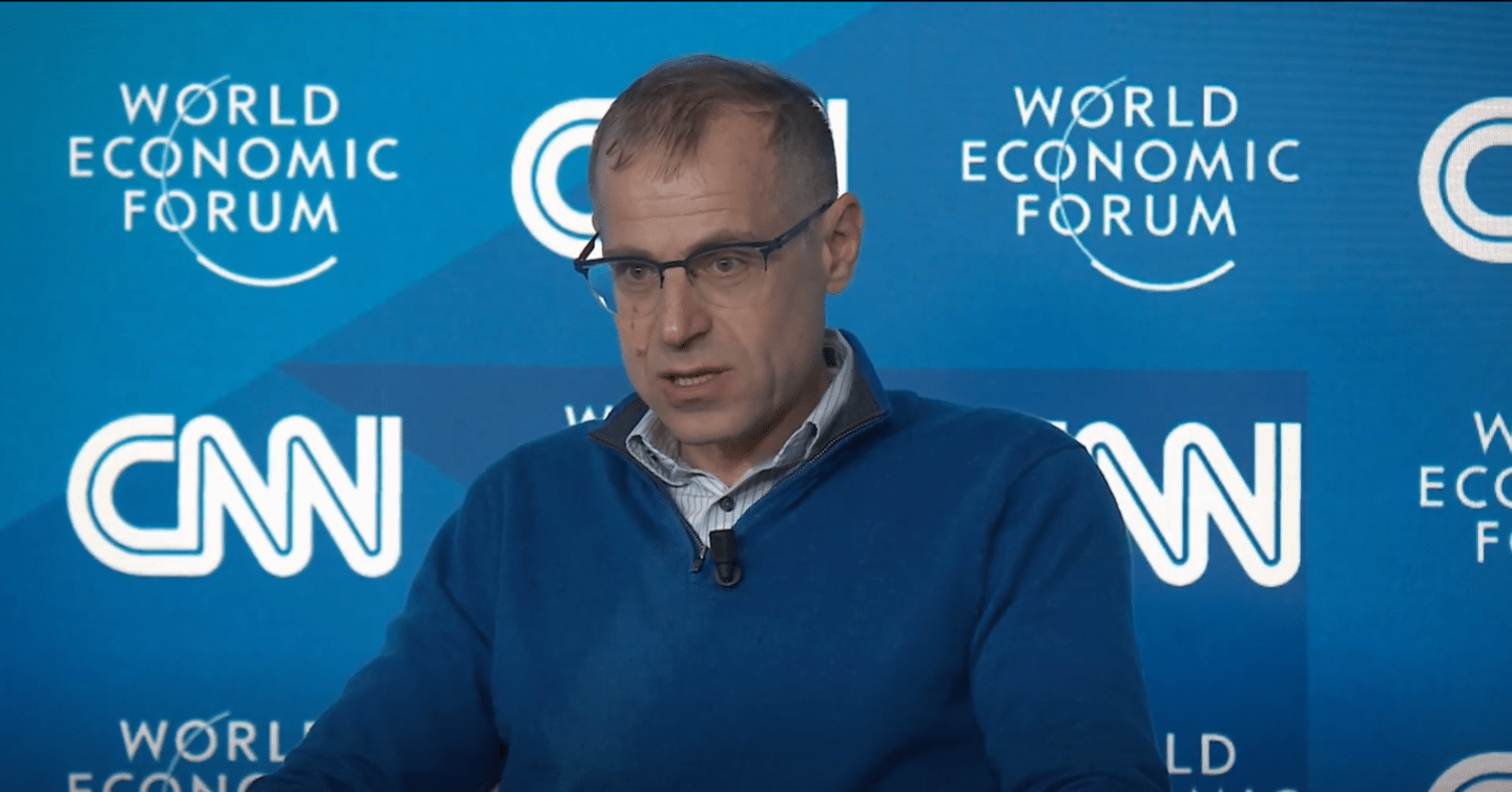Michael Schwarz at a World Economic Forum panel discussion in 2023.