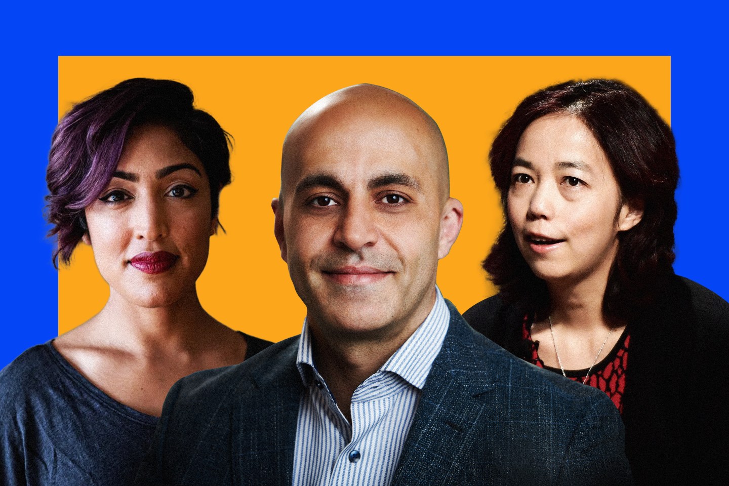 Rummann Chowdhury, Ali Ghodsi, and Fei-Fei Li.