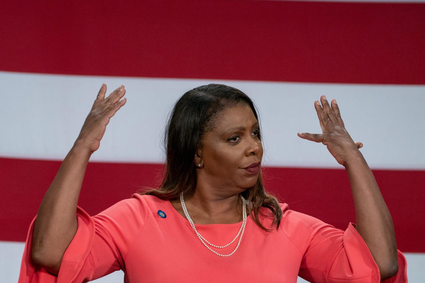 New York Attorney General Letitia James.