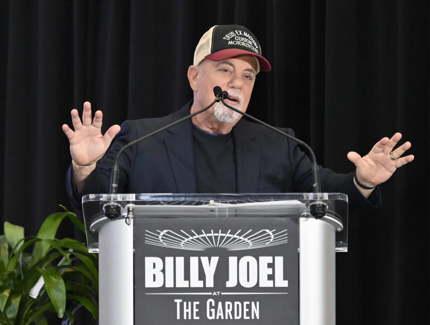 Billy Joel speaks at a news conference at Madison Square Garden on Thursday, June 1, 2023, in New York, to announce his MSG residency will end after July 2024.