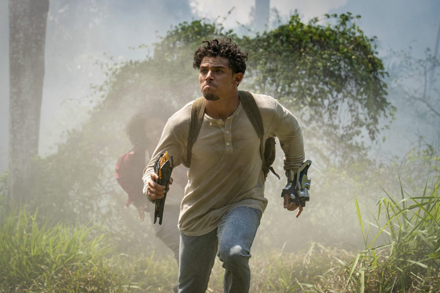 Anthony Ramos in a scene from "Transformers: Rise of the Beasts."