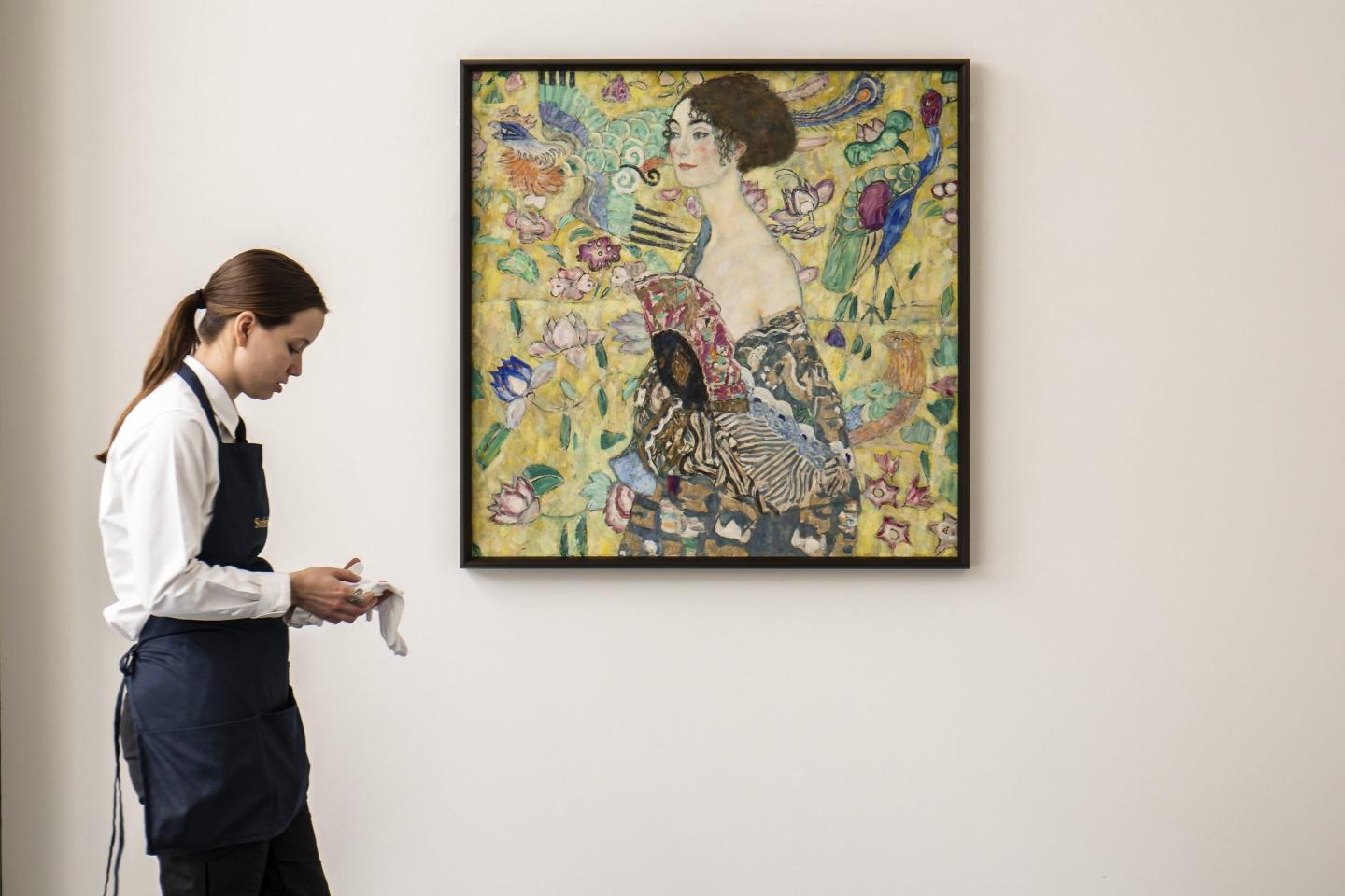 Gustav Klimt's "Lady with a Fan"