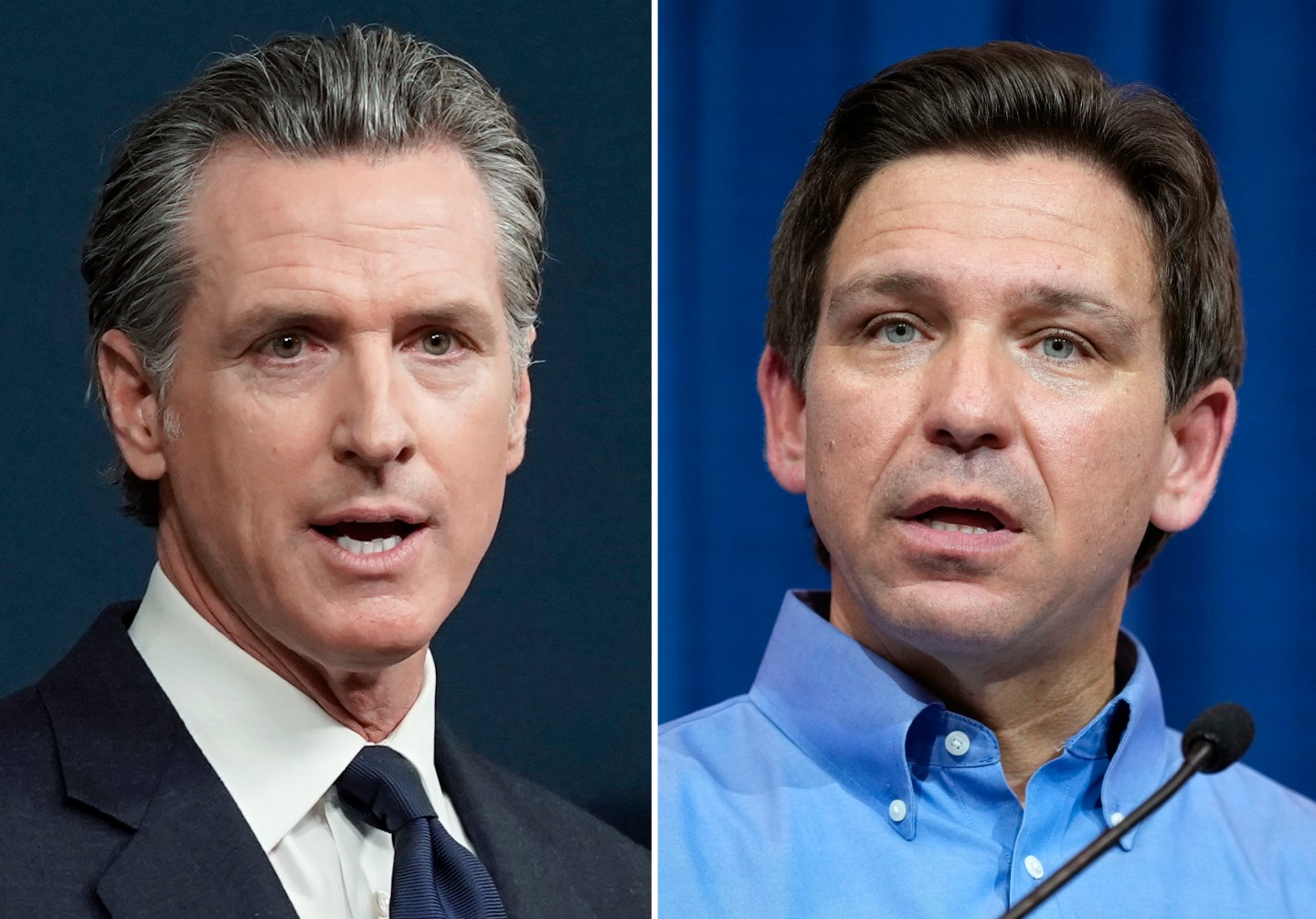 Gavin Newsom/Ron DeSantis