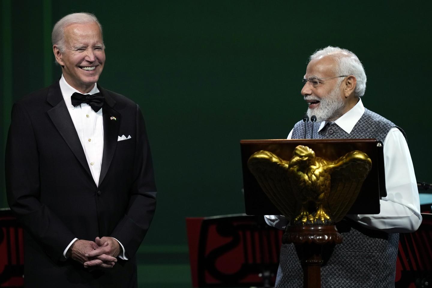 Joe Biden, Narendra Modi