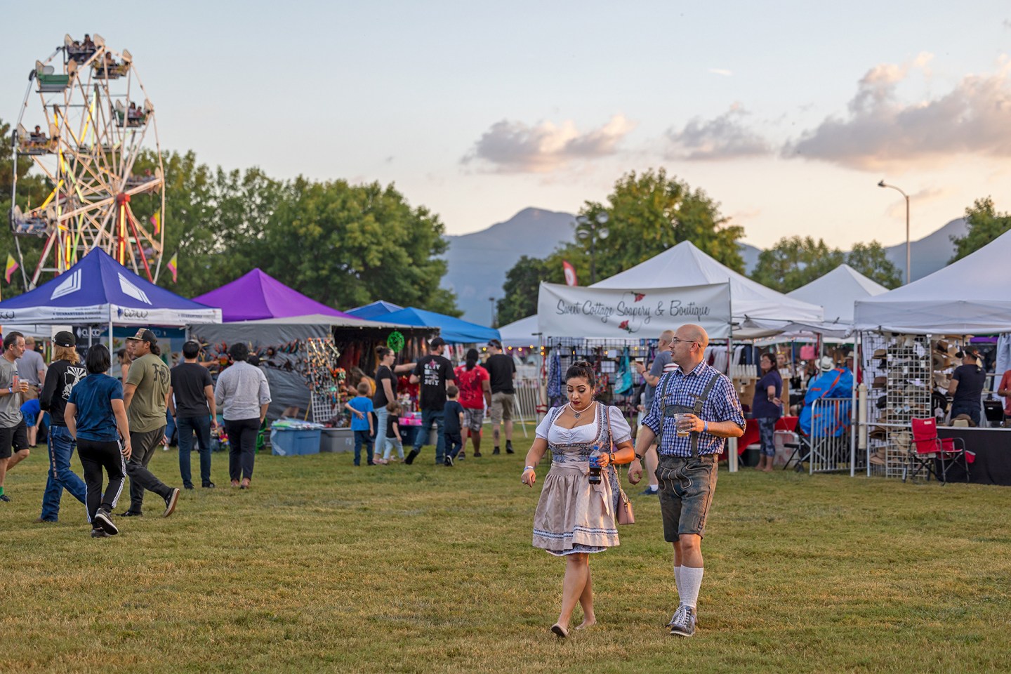 Residents of Sierra Vista, Ariz., enjoy Oktoberfest, an event held annually at the city’s Veterans Memorial Park.