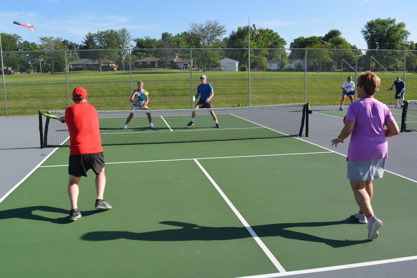 Game time in West Chester Township, Ohio, where residents have fostered a strong and nurturing community.