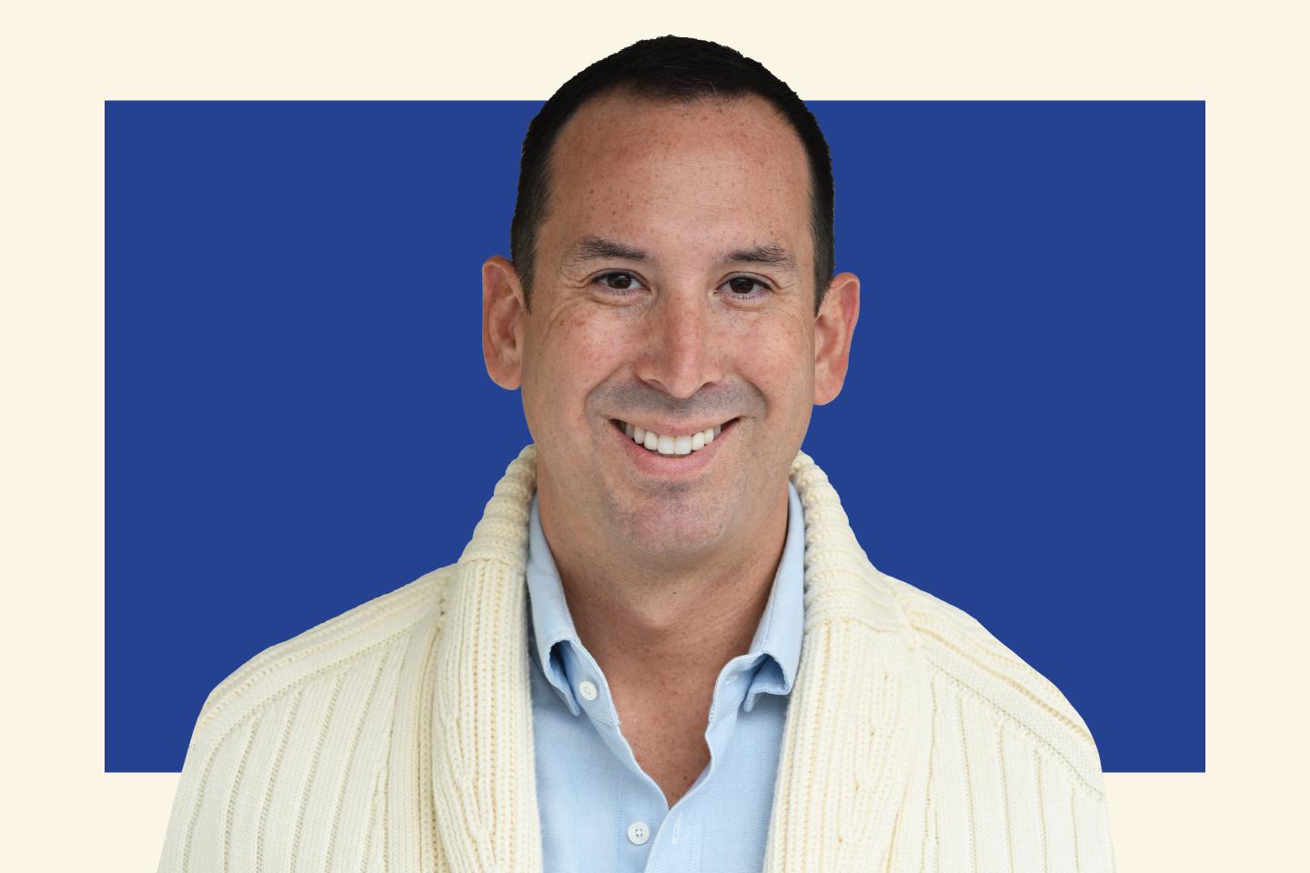 Headshot of Calm's chief people officer Scott Domann