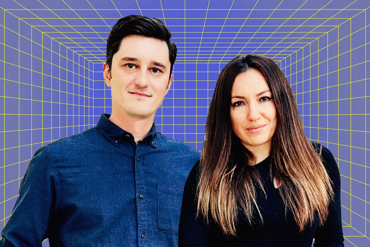 Mnemonic cofounders Andrii Yasinetsky (left) and Elena Ikonomovska (right).