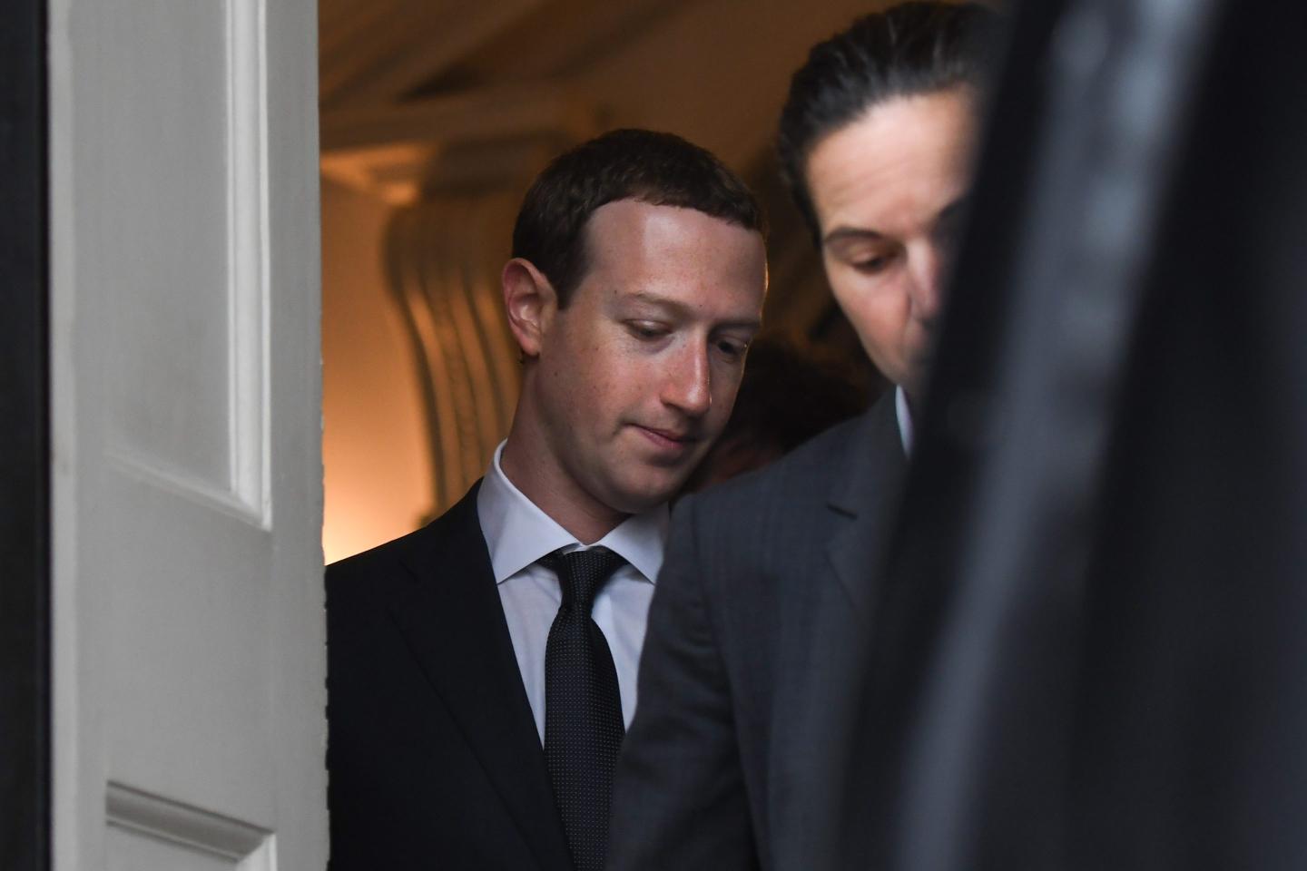 Facebook founder and CEO Mark Zuckerberg in Dublin, April 2019. 
