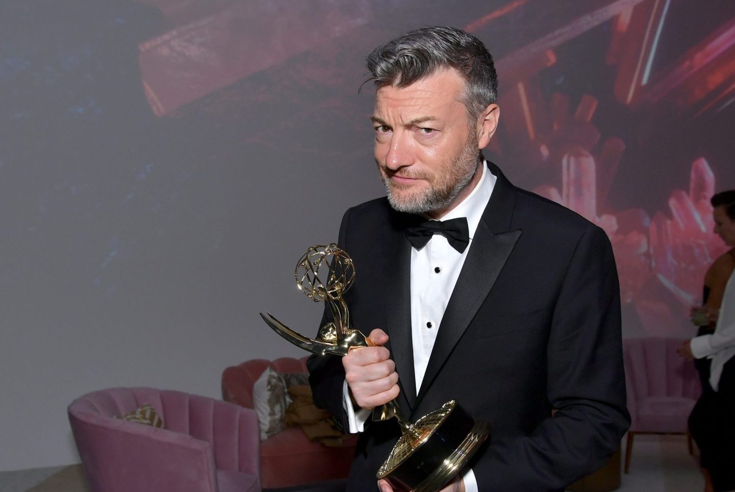 Charlie Brooker attends the 2019 Netflix Primetime Emmy Awards After Party at Milk Studios on September 22, 2019 in Los Angeles, California.