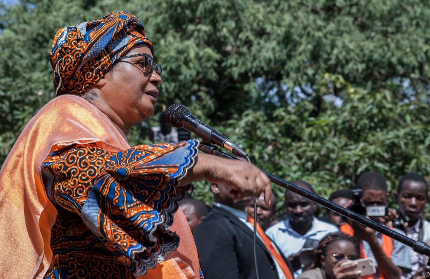 H.E. Dr. Joyce Banda is the former president of Malawi.