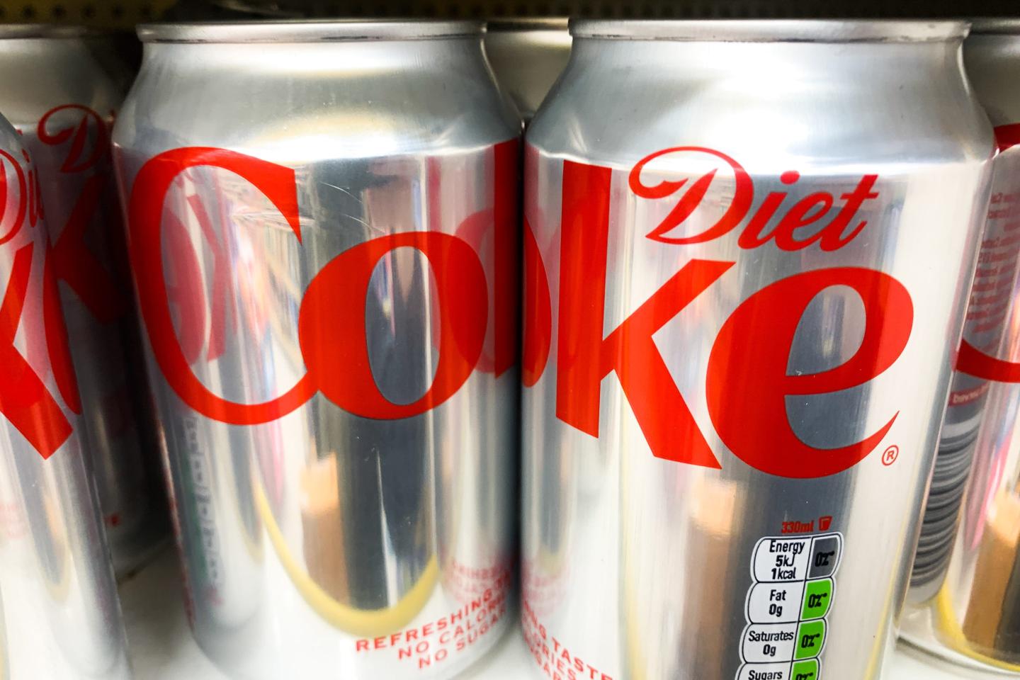 Aspartame is found in many food and beverage products, including Diet Coke.