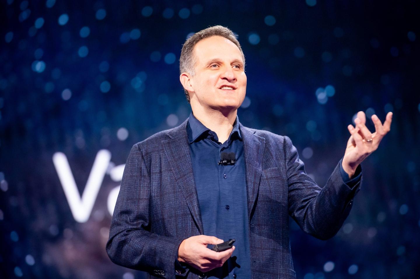 mazon Web Services (AWS) CEO Adam Selipsky delivers a keynote address during AWS re:Invent 2022
