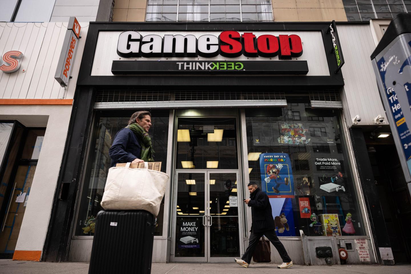 Shares in one-time meme stock darling GameStop plunge 20% after firing its CEO and reporting lackluster sales amid a struggle to revive its stores