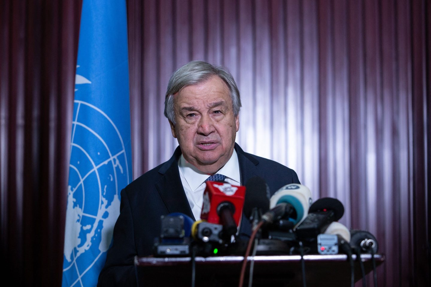 UN Secretary-General Antonio Guterres.