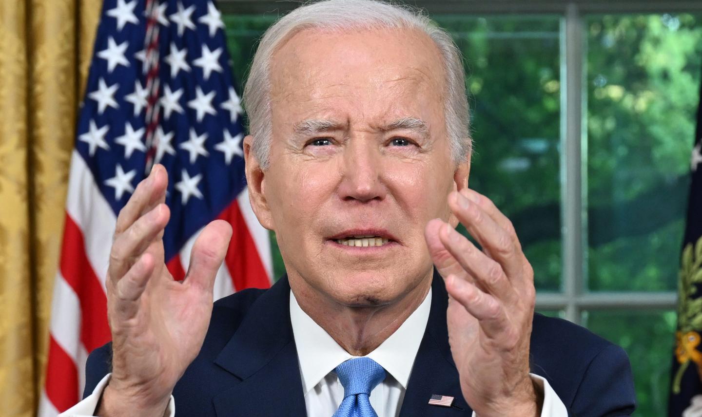 Joe Biden says U.S. averted ‘economic collapse’ with debt ceiling deal and gives rare praise to House Speaker Kevin McCarthy