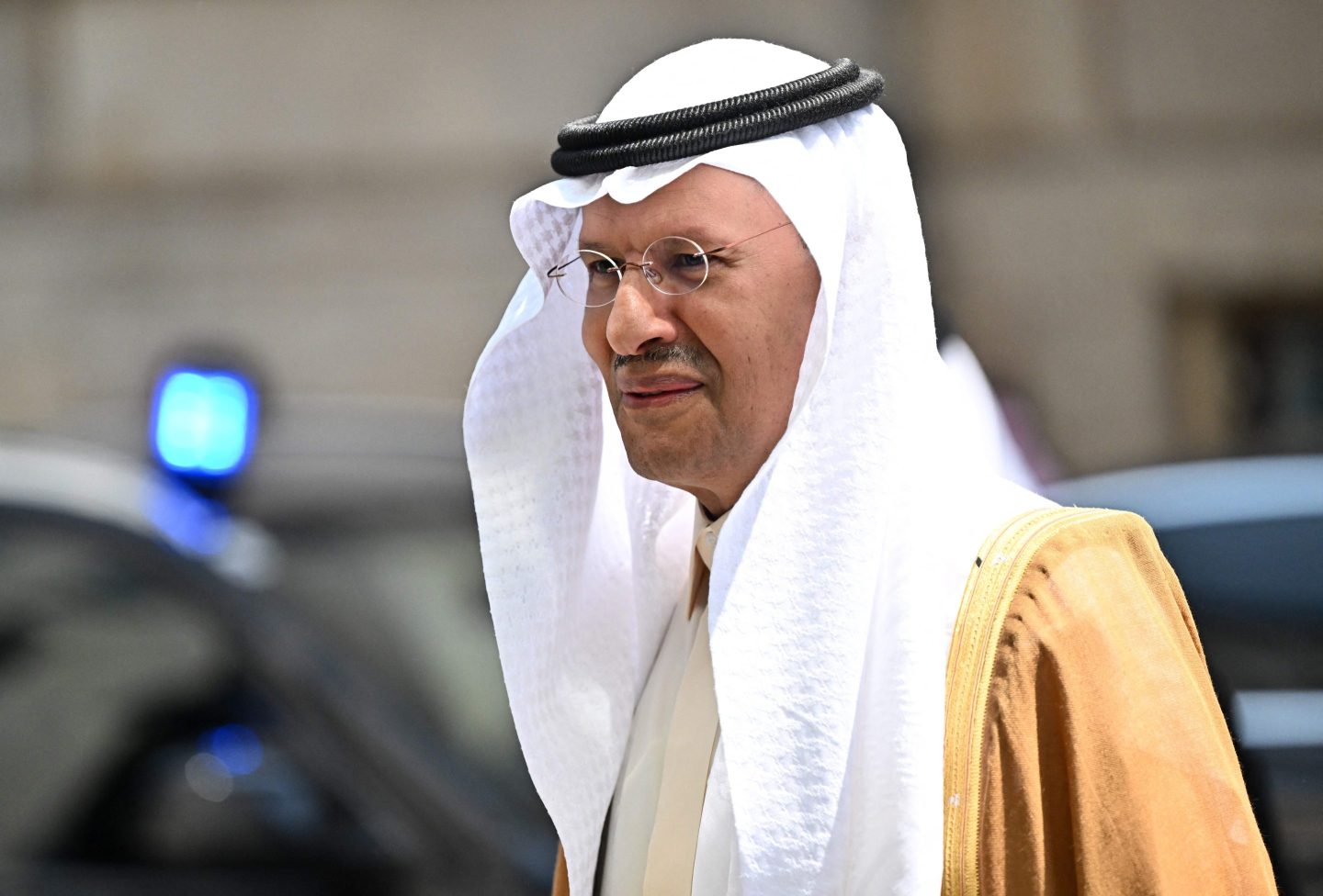 Saudi Minister of Energy Prince Abdulaziz bin Salman al-Saud arrives for the 186th Organization of Petroleum Exporting Countries (OPEC) meeting in Vienna on Saturday.