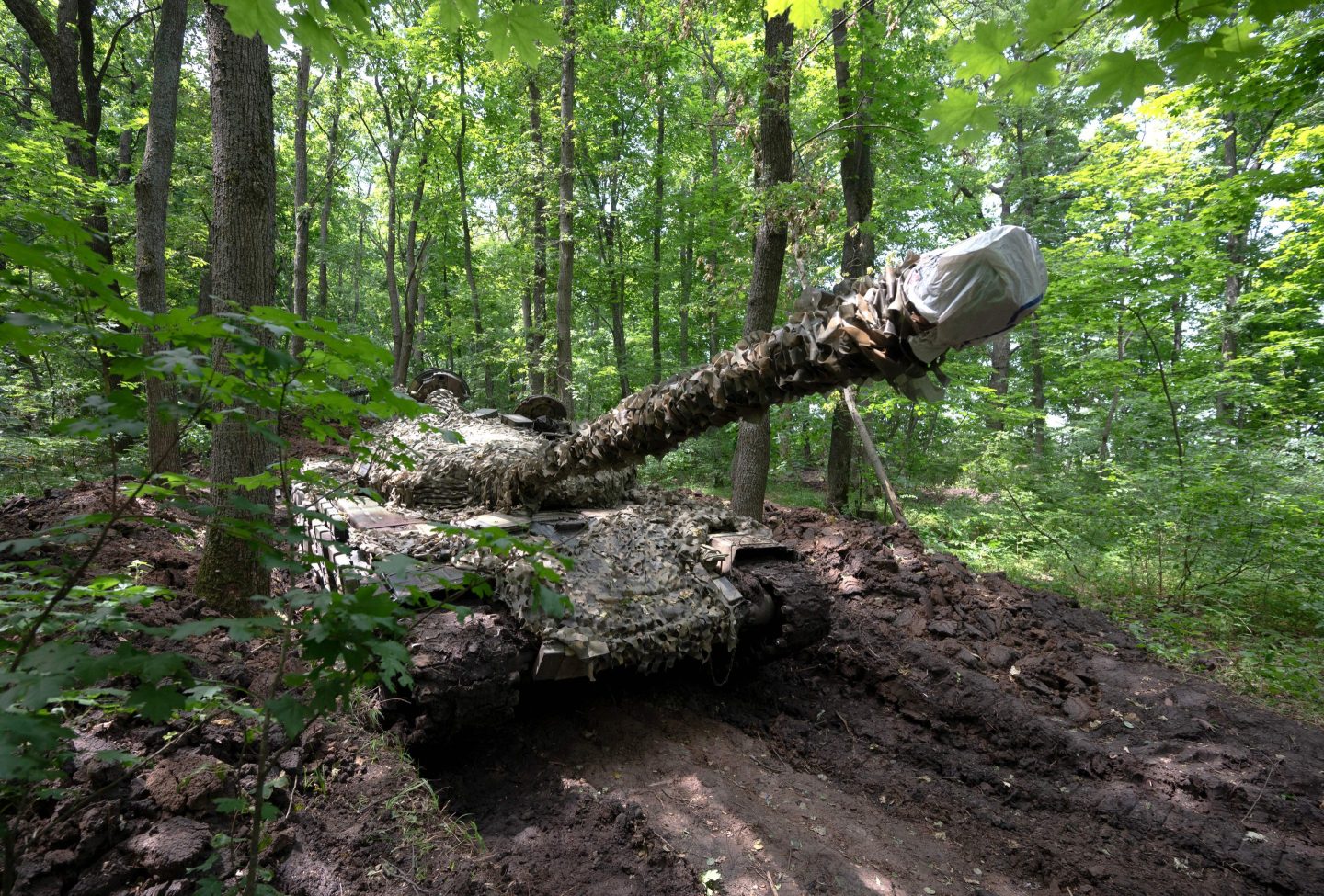 A tank from Ukraine's 3rd Independent Tank Iron Brigade.