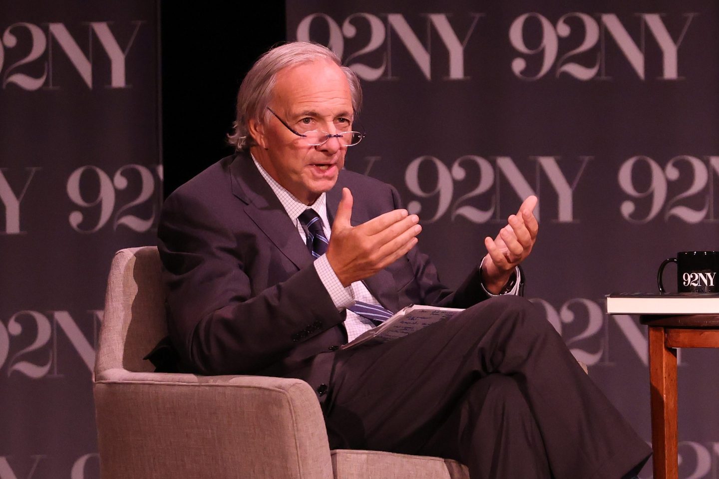 Ray Dalio at 92NY on September 19, 2022 in New York City.