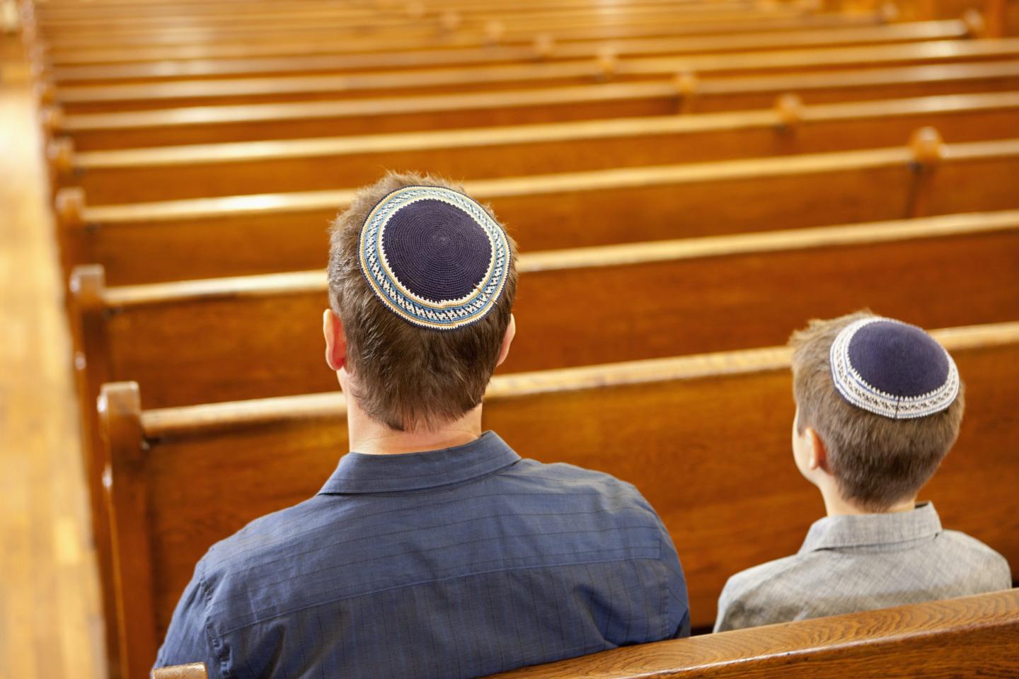 Jewish father and son