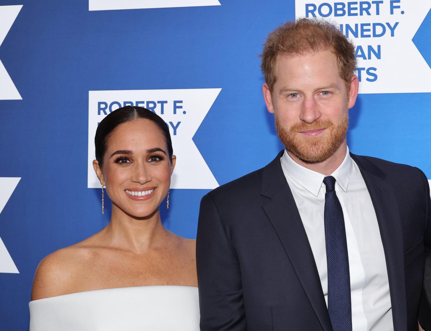 Meghan, Duchess of Sussex and Prince Harry, Duke of Sussex attend the 2022 Robert F. Kennedy Human Rights Ripple of Hope Gala at New York Hilton on December 06, 2022 in New York City.