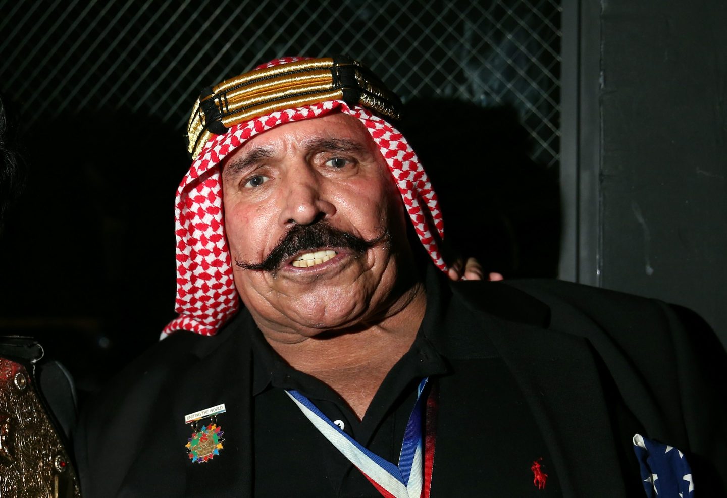 Iron Sheik attends the 2013 GQ Gentlemen Give Back Concert with Robin Thicke at Highline Ballroom on October 23, 2013 in New York City.