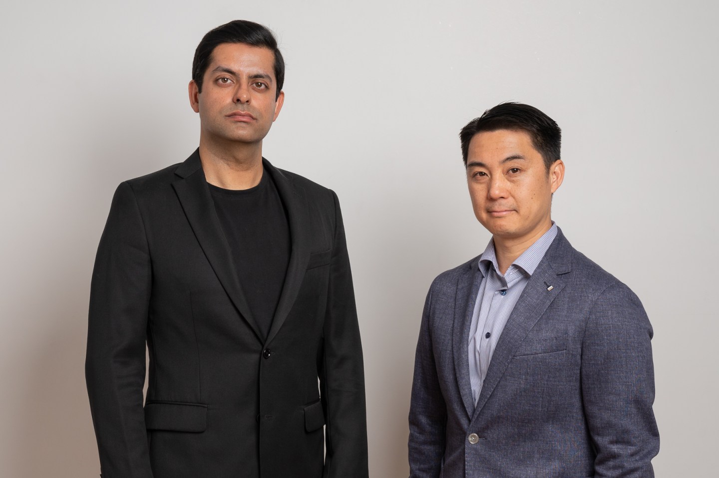 Sunny Dhillon (left) and Linus Liang of Kyber Knight Capital.