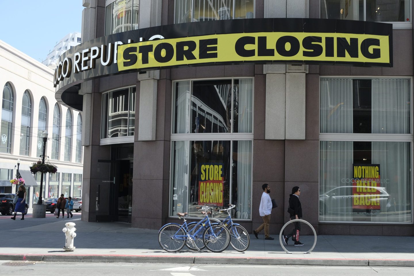 San Francisco's downtown has seen an exodus of retailers.