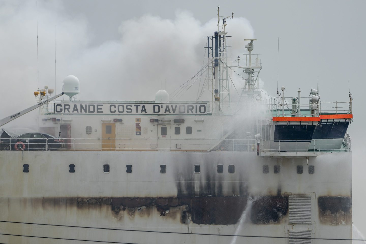 New Jersey cargo ship