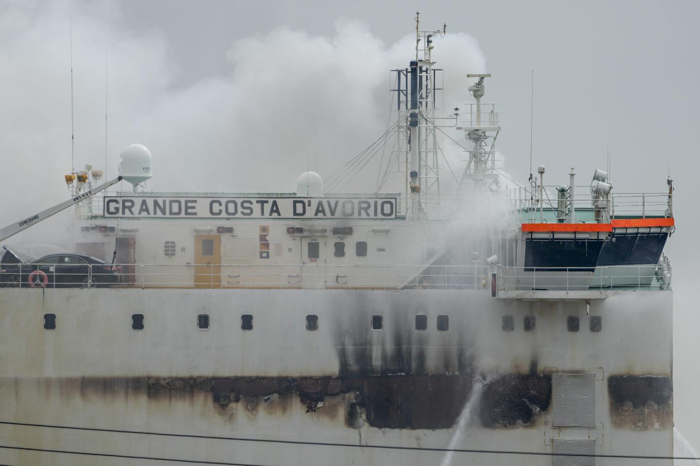 New Jersey cargo ship
