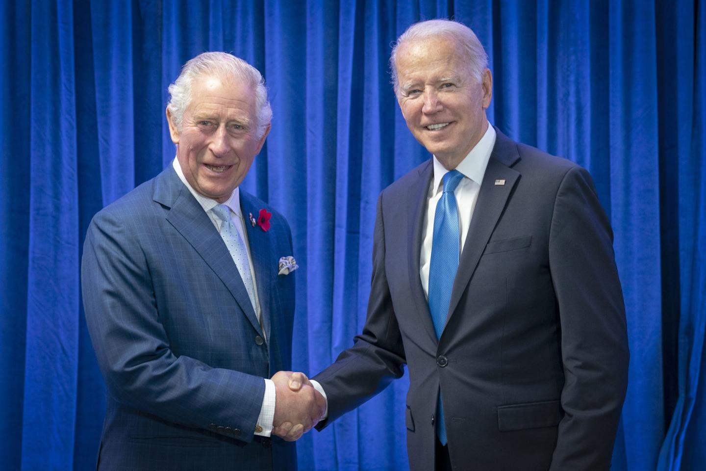 King Charles III, Joe Biden