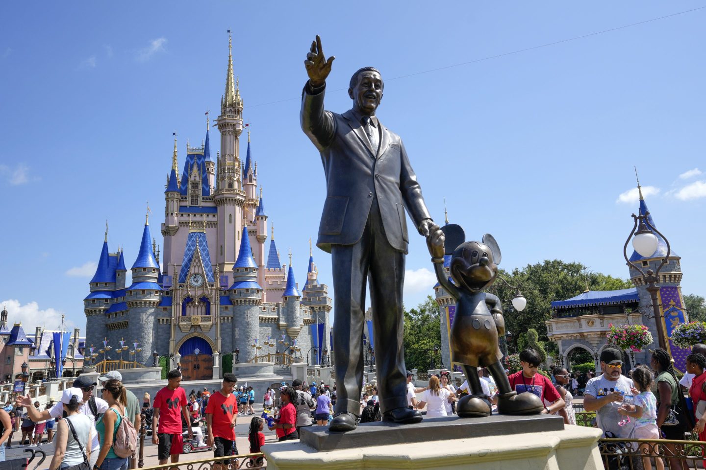 After years of contentious negotiations, the board of Walt Disney World's governing district now made up of Gov. Ron DeSantis appointees approved a contract for its firefighters.