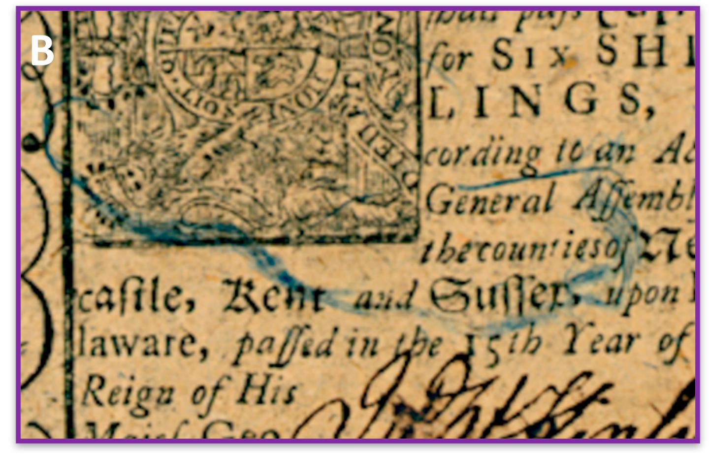 Benjamin Franklin launched America’s fight against counterfeit money with colored threads, watermarks and images of leaves, new study shows