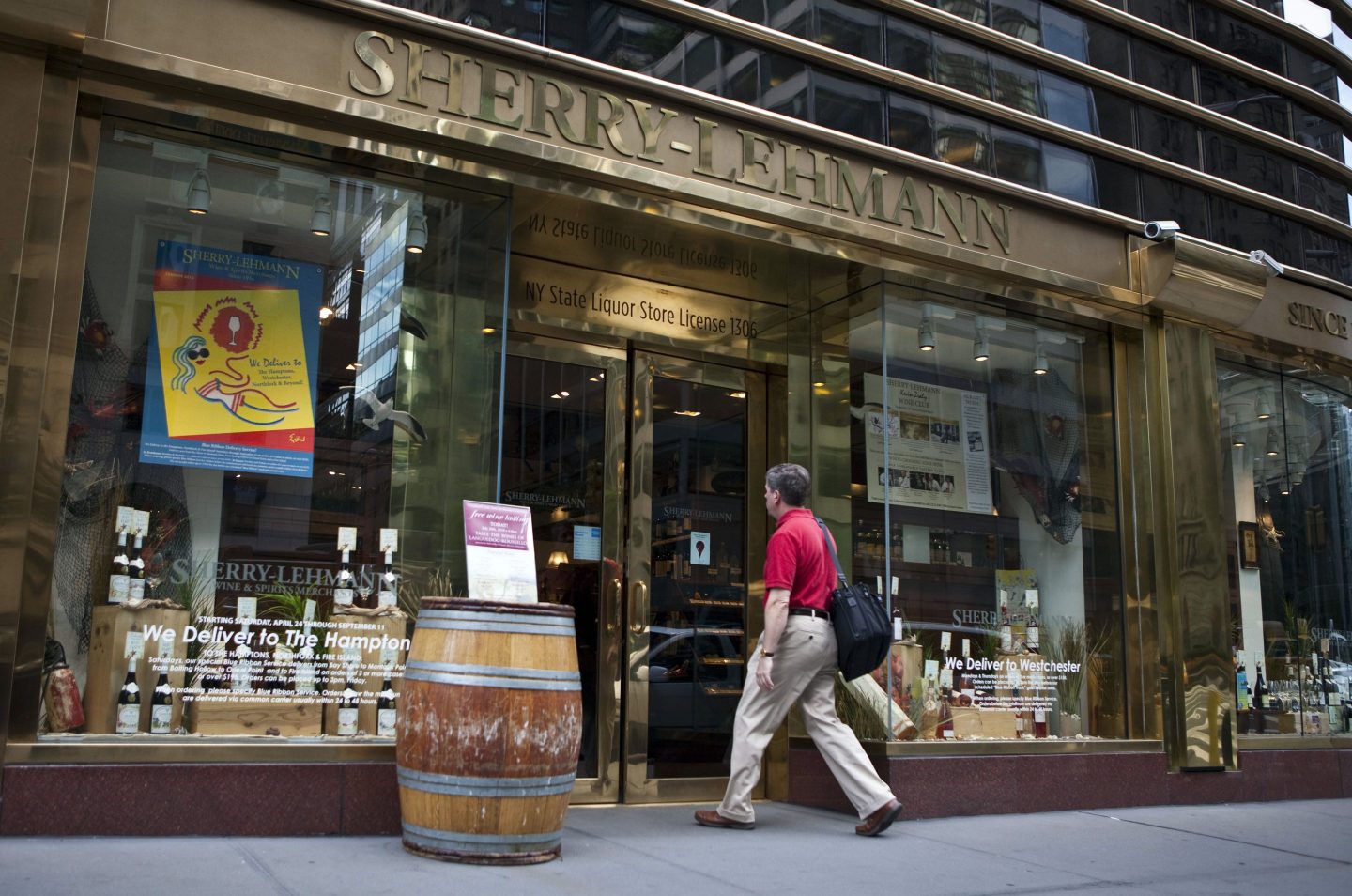 The FBI raided retailer Sherry-Lehmann Wine & Spirits on Tuesday.