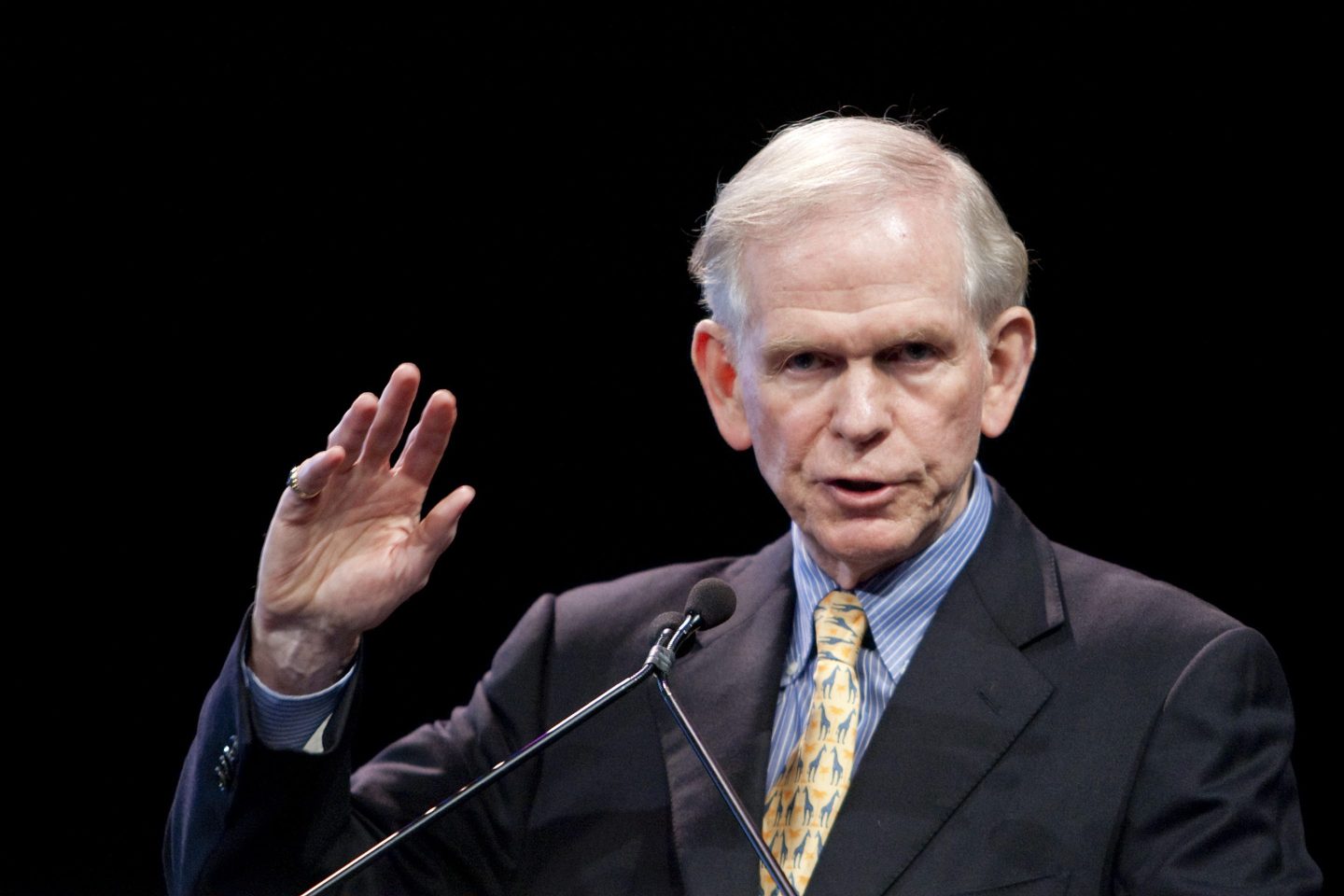 Jeremy Grantham, co-founder of GMO, speaks during the Ira Sohn Investmen Research Conference in New York, U.S., on Wednesday, May 26, 2010.