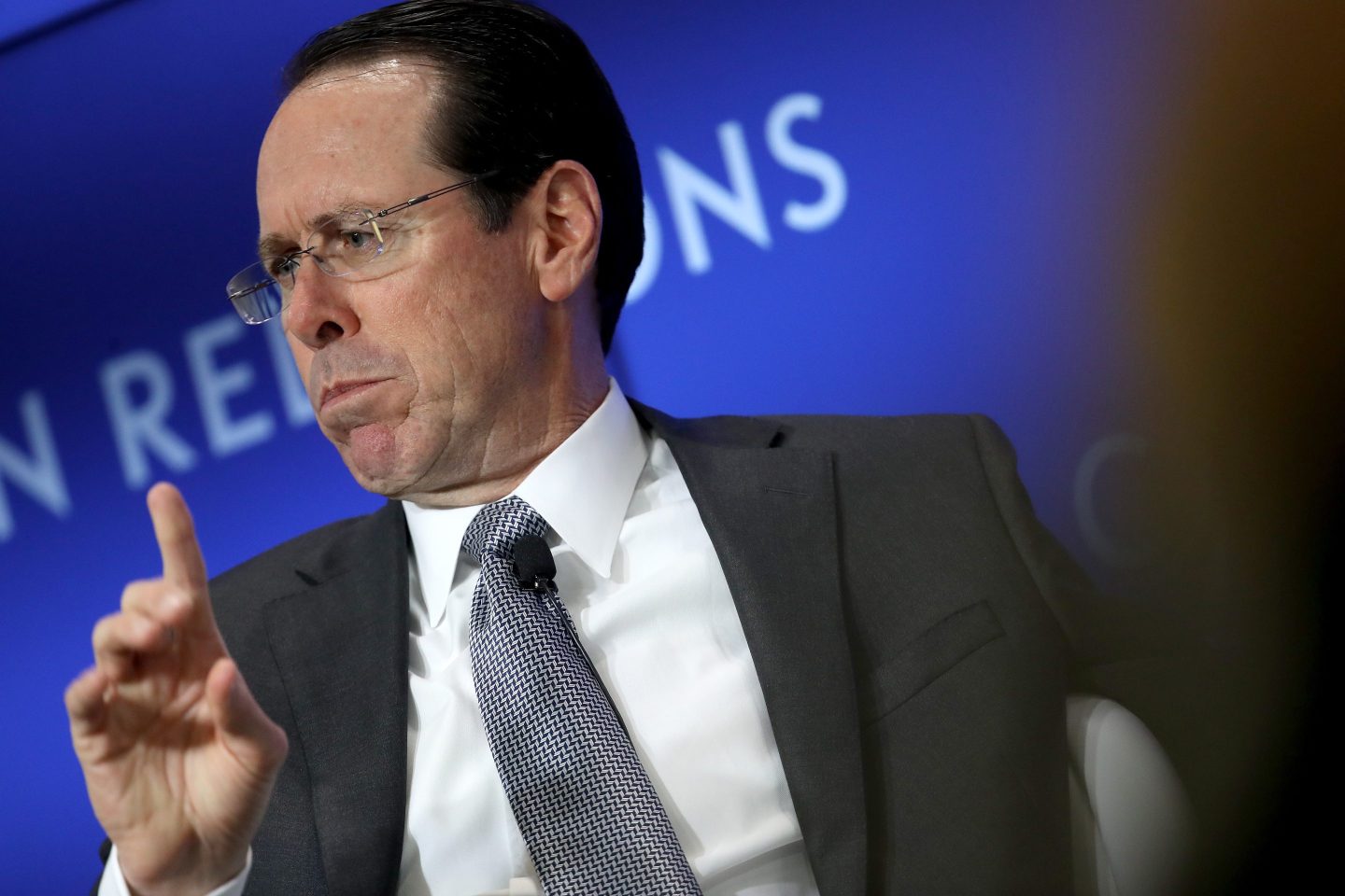 Randall Stephenson, former CEO of AT&T, tendered his resignation from the PGA Tour board on Saturday.