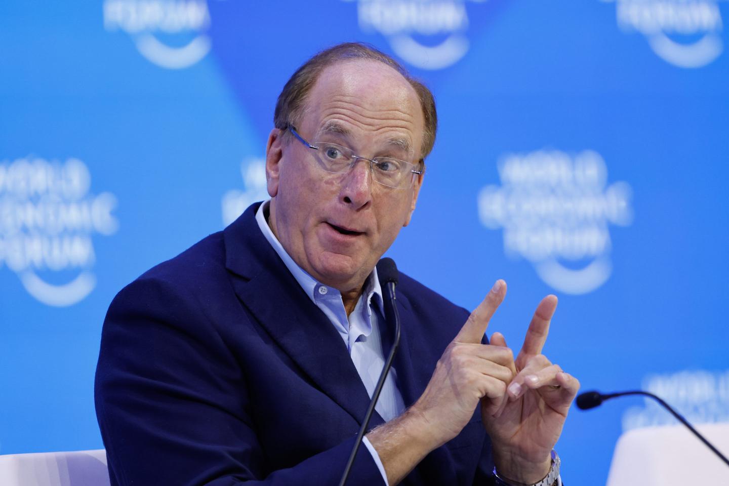 BlackRock CEO Larry Fink.