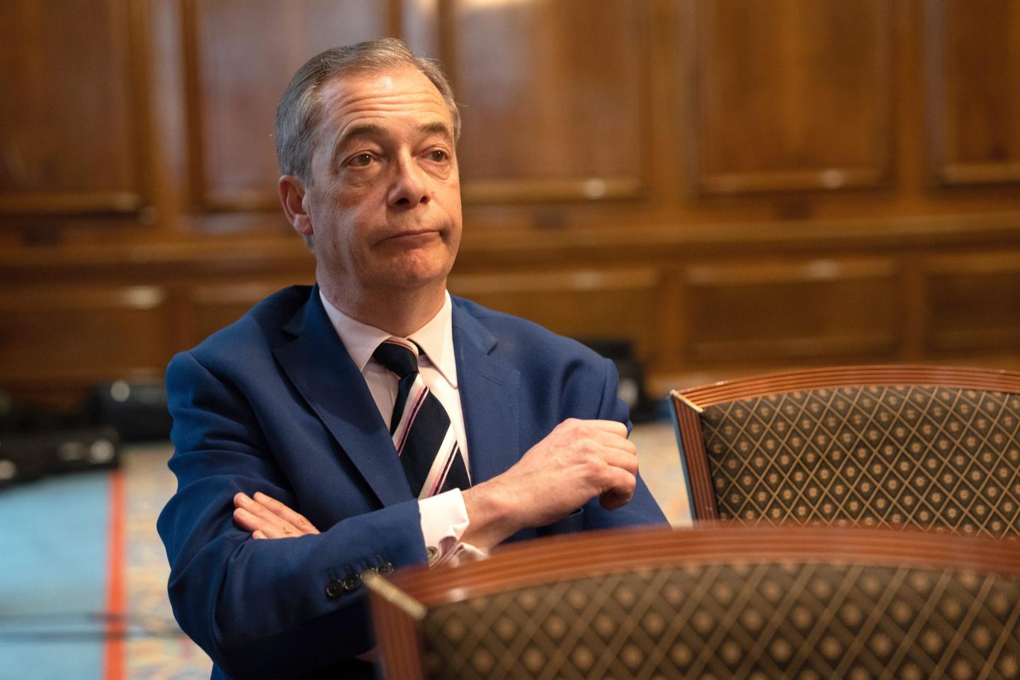 nigel farage sitting