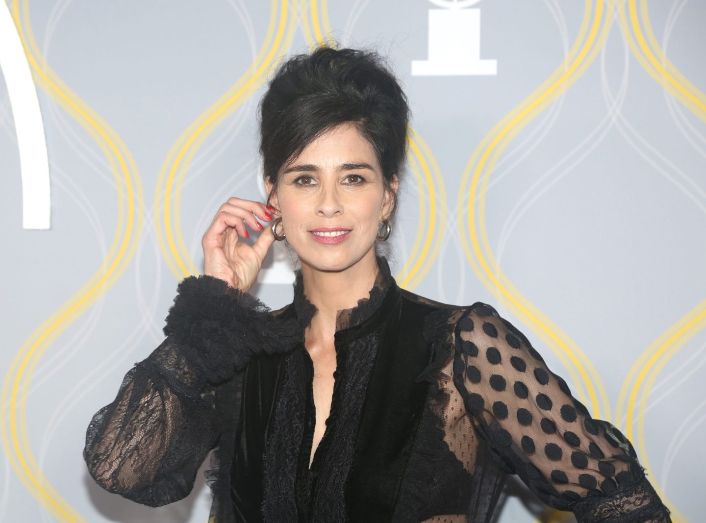 Sarah Silverman attends 75th Annual Tony Awards at Radio City Music Hall on June 12, 2022