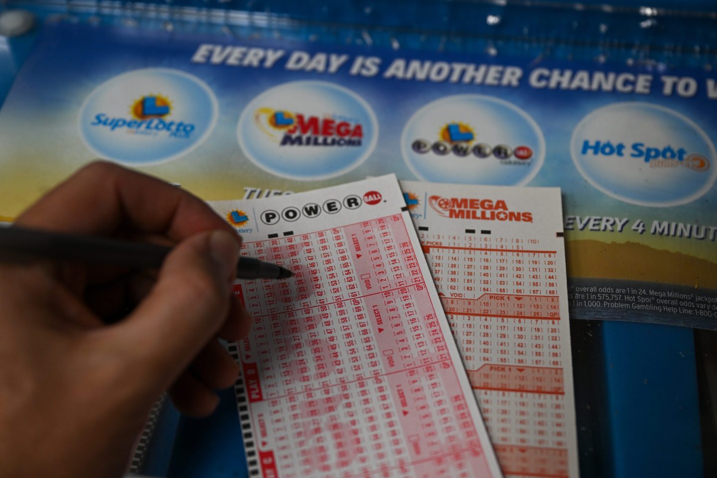 Powerballl lottery ticket sales are soaring.