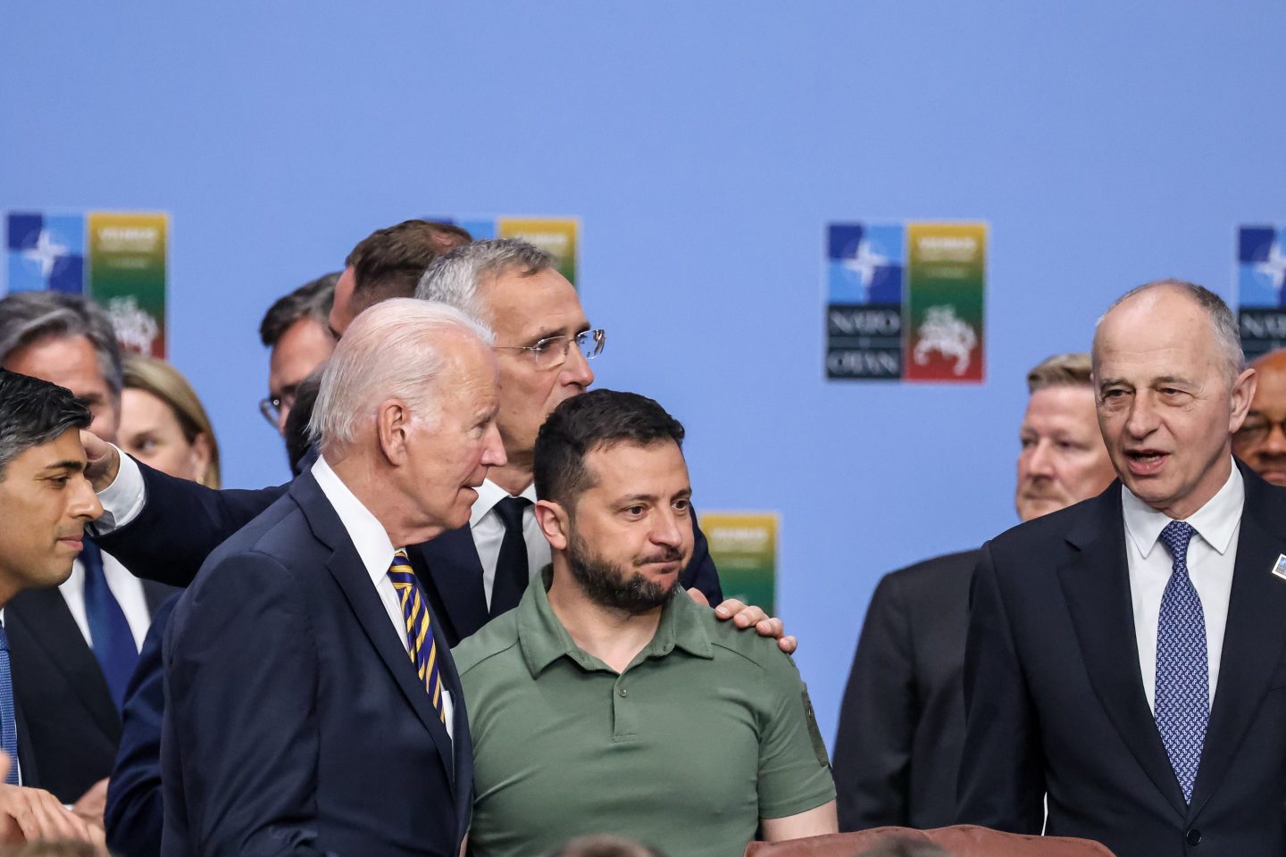 Joe Biden and Vladimir Zelensky