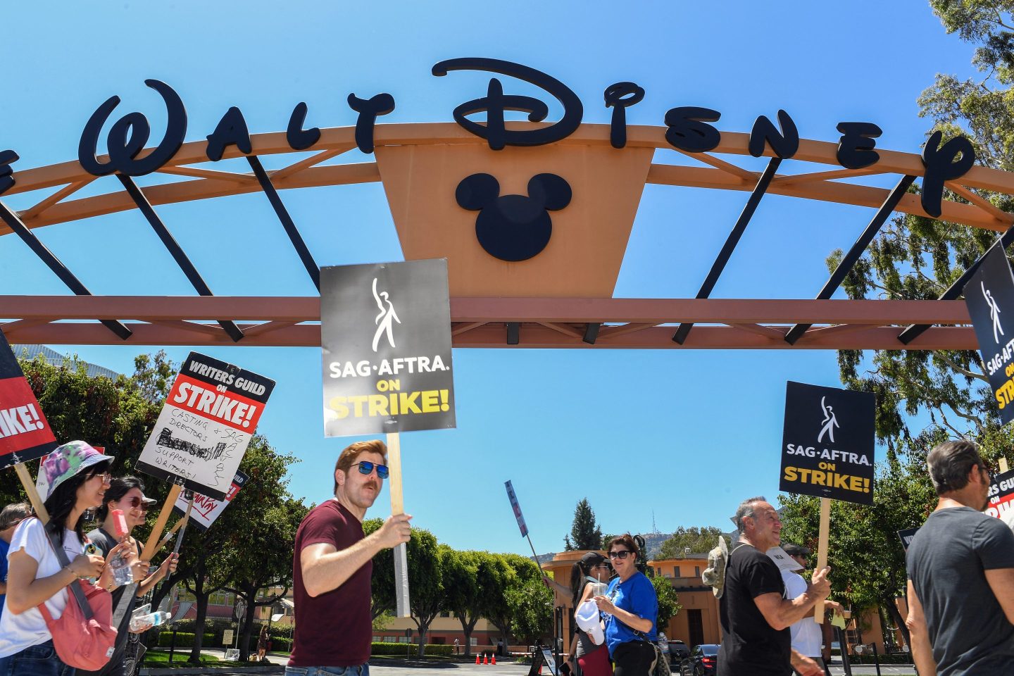 Disney may delay some films releases due to strikes.