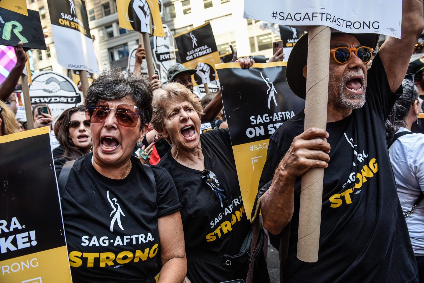 Achieving success in Hollywood doesn't always translate into substantial earnings, striking actors have shown by revealing their residual checks.