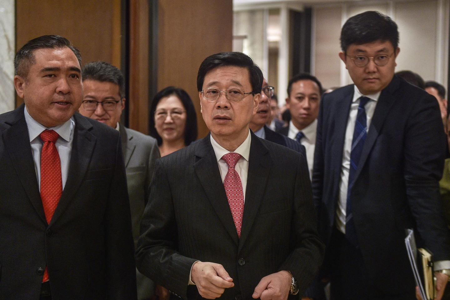 Hong Kong's Chief Executive John Lee