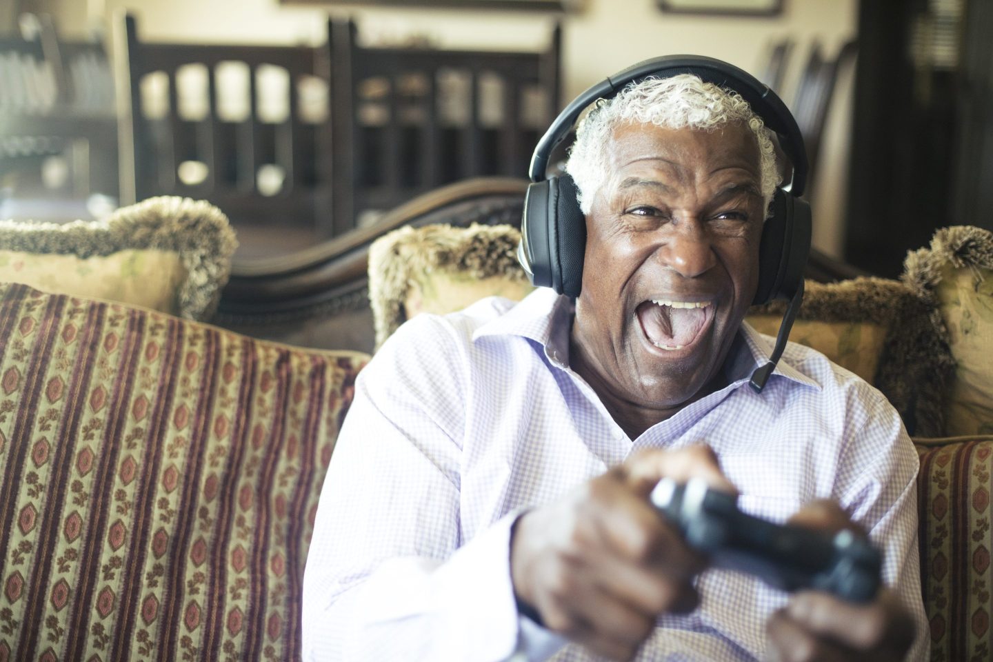 Nearly one-third of people over the age of 65 said they play games regularly.