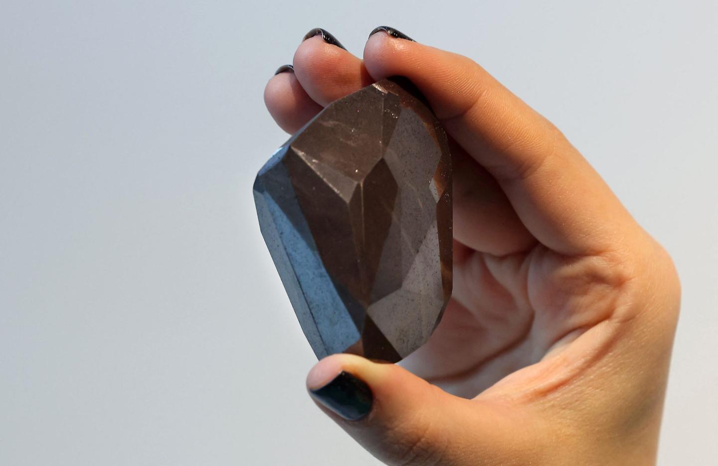 At 555.55 carats, "The Enigma" is believed to be the largest black diamond on the planet.